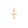 Crucifixo em Ouro 19kl com Efeito Corrente (1.7cm)