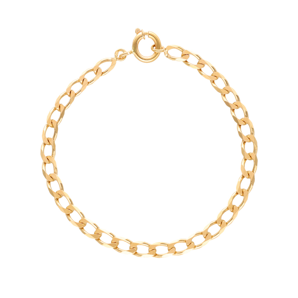 Pulseira de Homem em Ouro 19kl com Malha Barbela (19.5cm)