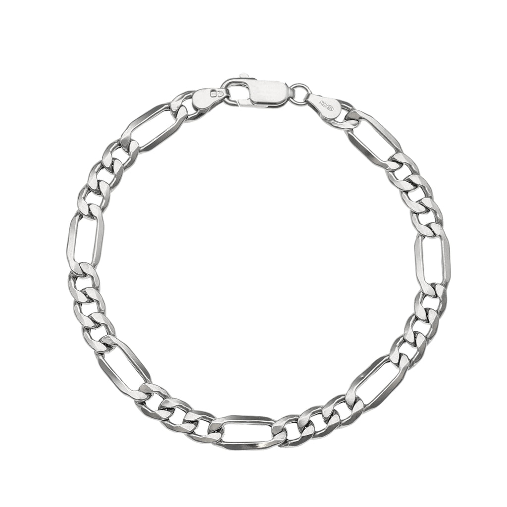 Pulseira Malha 3x1 em Prata (18cm)